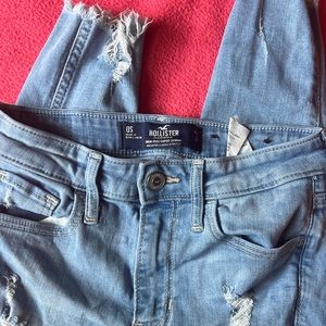 Hollister OS destroyed jeans.